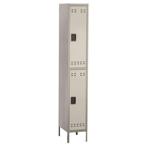 Safco® Double Tier Locker, 12Wx18Dx78H, Gray
